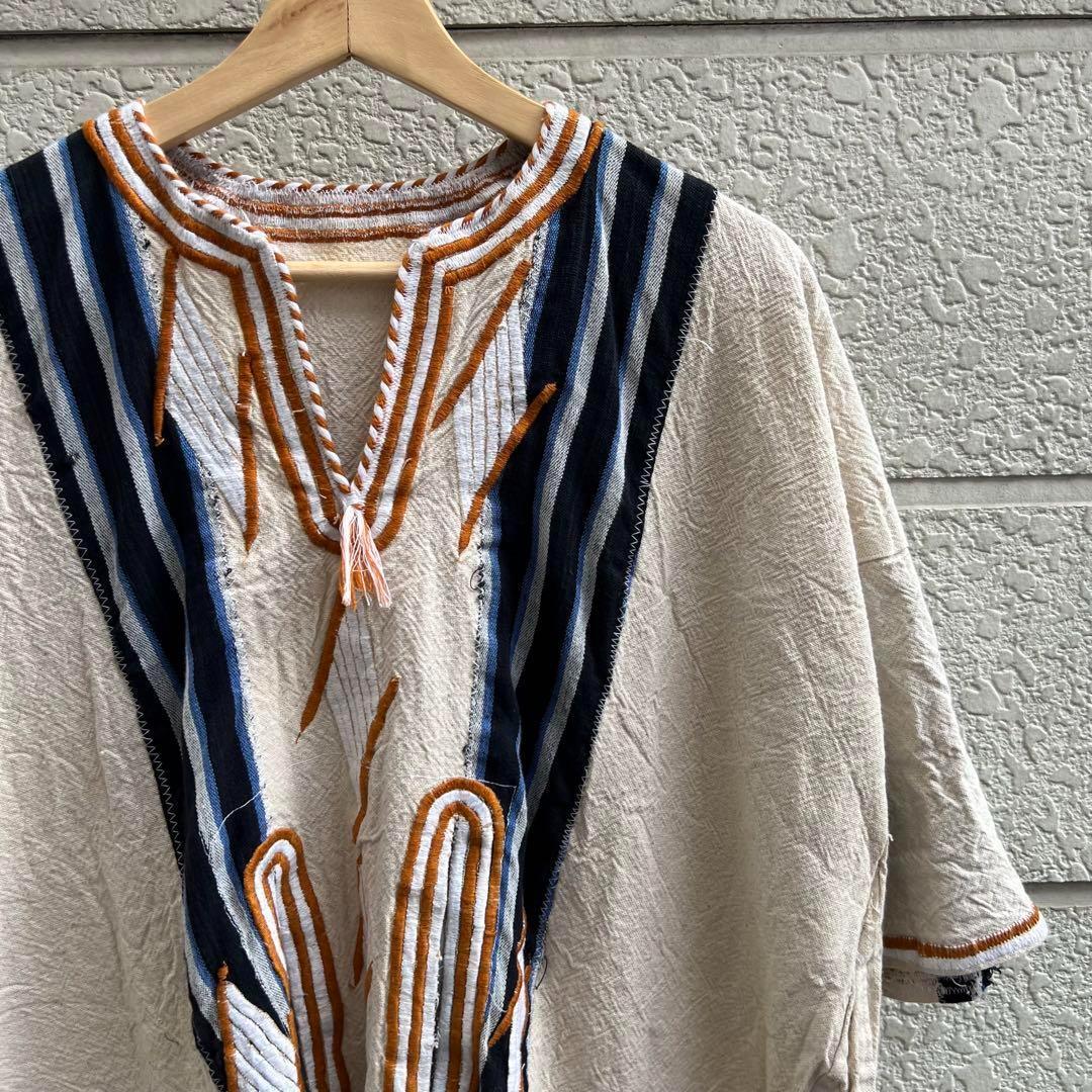 USED USA古着 エスニック ワンピース ロング丈 シャツ vintage