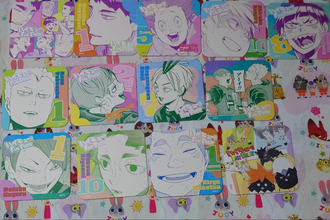 ハイキュー　ファンパーク　アートコースター