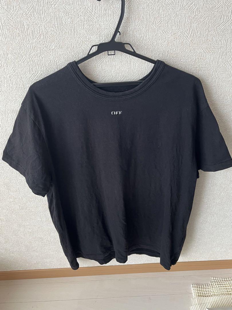 off-white オフホワイト Tシャツ 黒 ブラック 希少 正規品 極美品 トップス