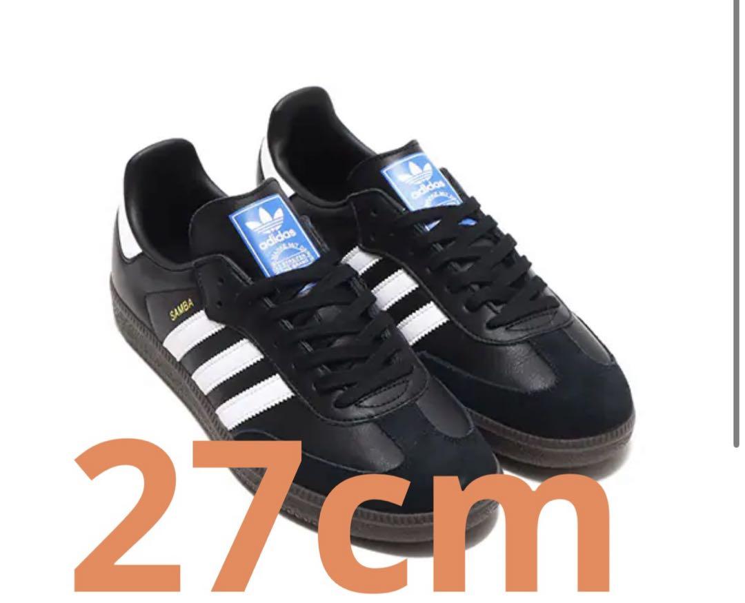 最終値下げ adidas SAMBA OG CORE BLACK 靴