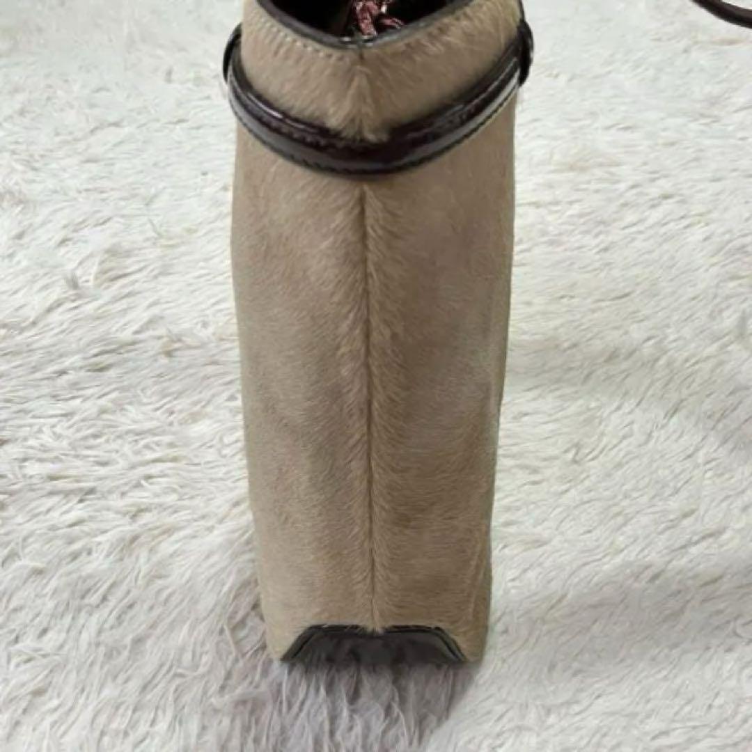 ★ 美品 ★ HAMANO 濱野　トートバッグ A4収納　ハラコ　レザー　ハンド