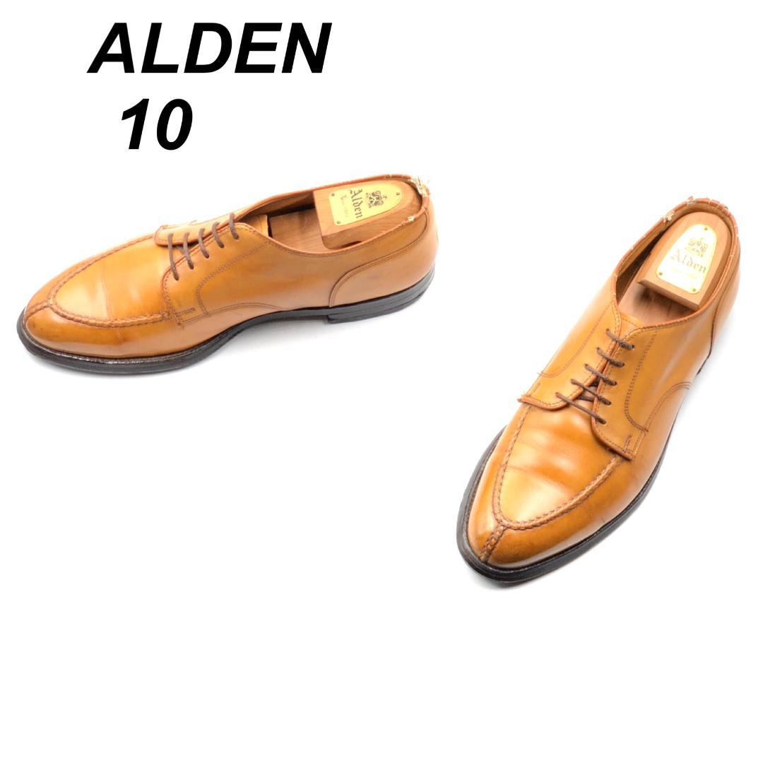 ALDEN オールデン 10 962 Vチップ 外羽根 茶28cm・Alden