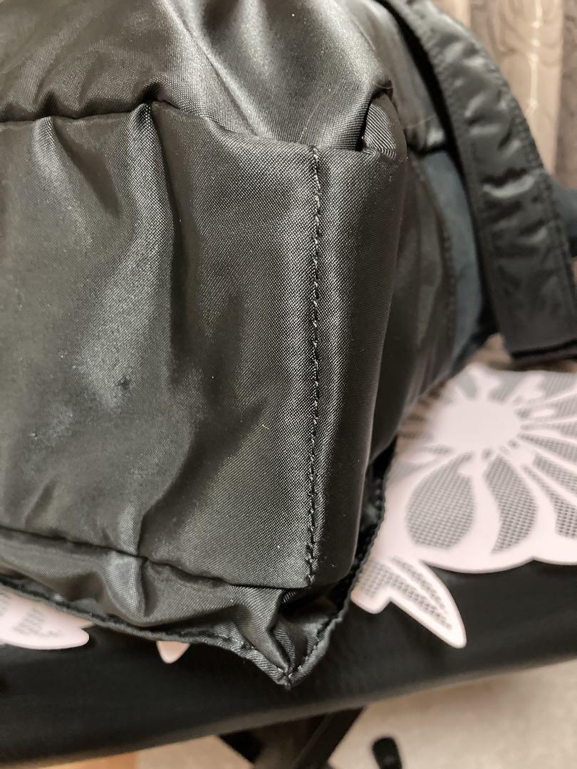 PORTER ビームス　コラボトートバッグ 黒 オレンジロゴ