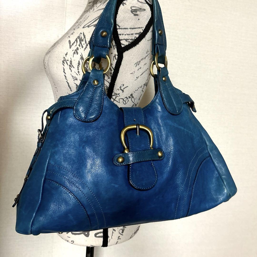 Dakota GINZA レザーチャーム付 本革 2wayバッグ