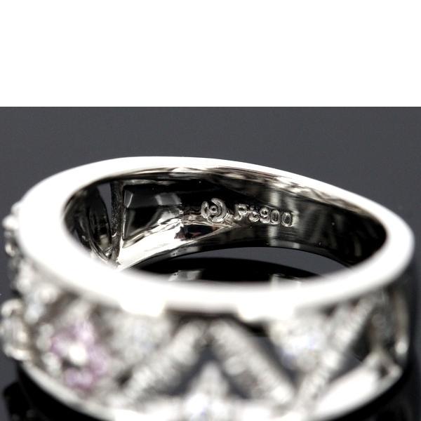 田崎真珠 TASAKI ダイヤモンド 0.25ct 天然ピンクダイヤ リング