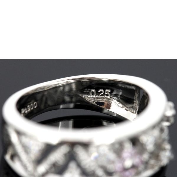 田崎真珠 TASAKI ダイヤモンド 0.25ct 天然ピンクダイヤ リング