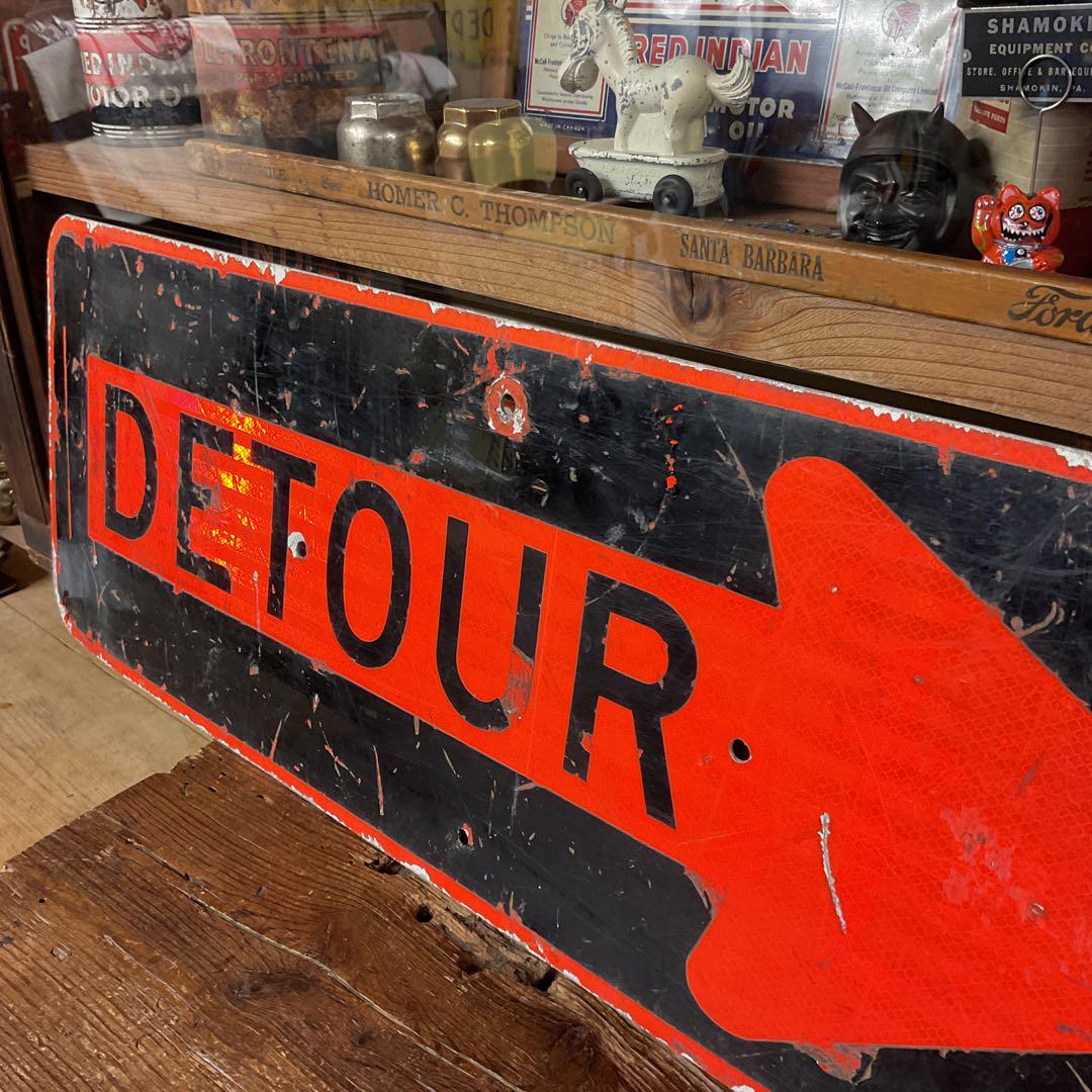 USA標識看板　DETOUR