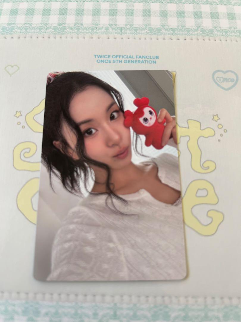 TWICE once5期 ファンクラブ トレカ チェヨン - メルカリ