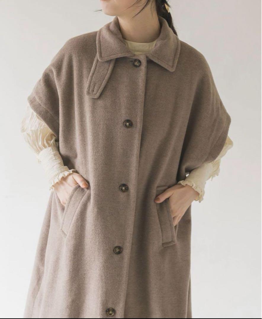 idem 2way long wool coat/2wayウール混ロングコート idem（イデム）の「2way long wool coat/2wayウール混ロング