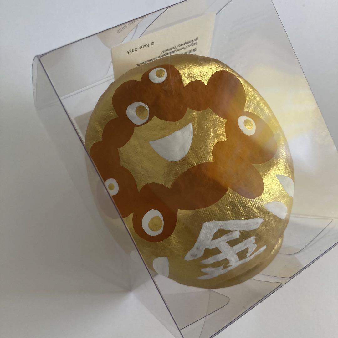 万博　ミャクミャクだるま 金運 中川政七商店 ゴールド　達磨　ダルマ 新品】万博 金色 ミャクミャク だるま 金運 中川政七商店