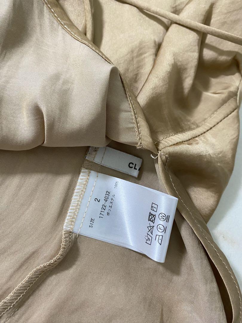 クラネDRAPE SATIN CAMISOLE TOPS サテンキャミソール2