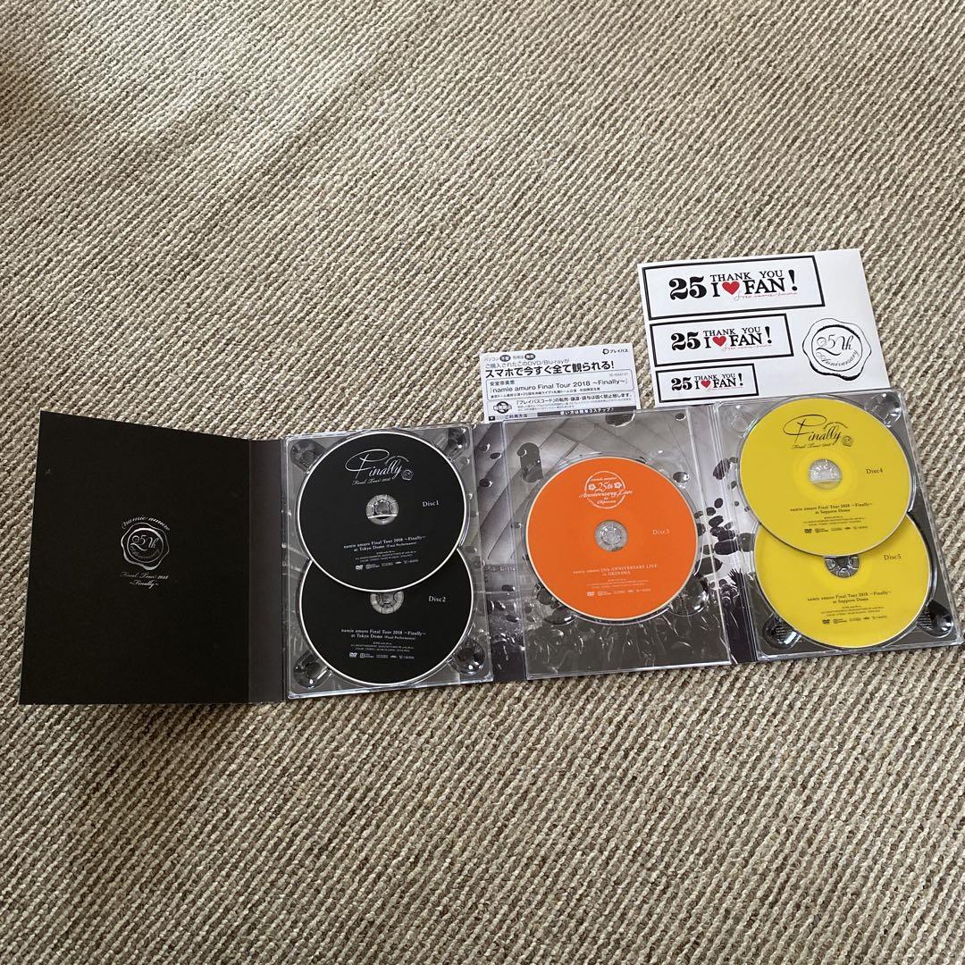 安室奈美恵 ラストツアー2018 Finally 初回盤DVD5枚組 札幌ドーム