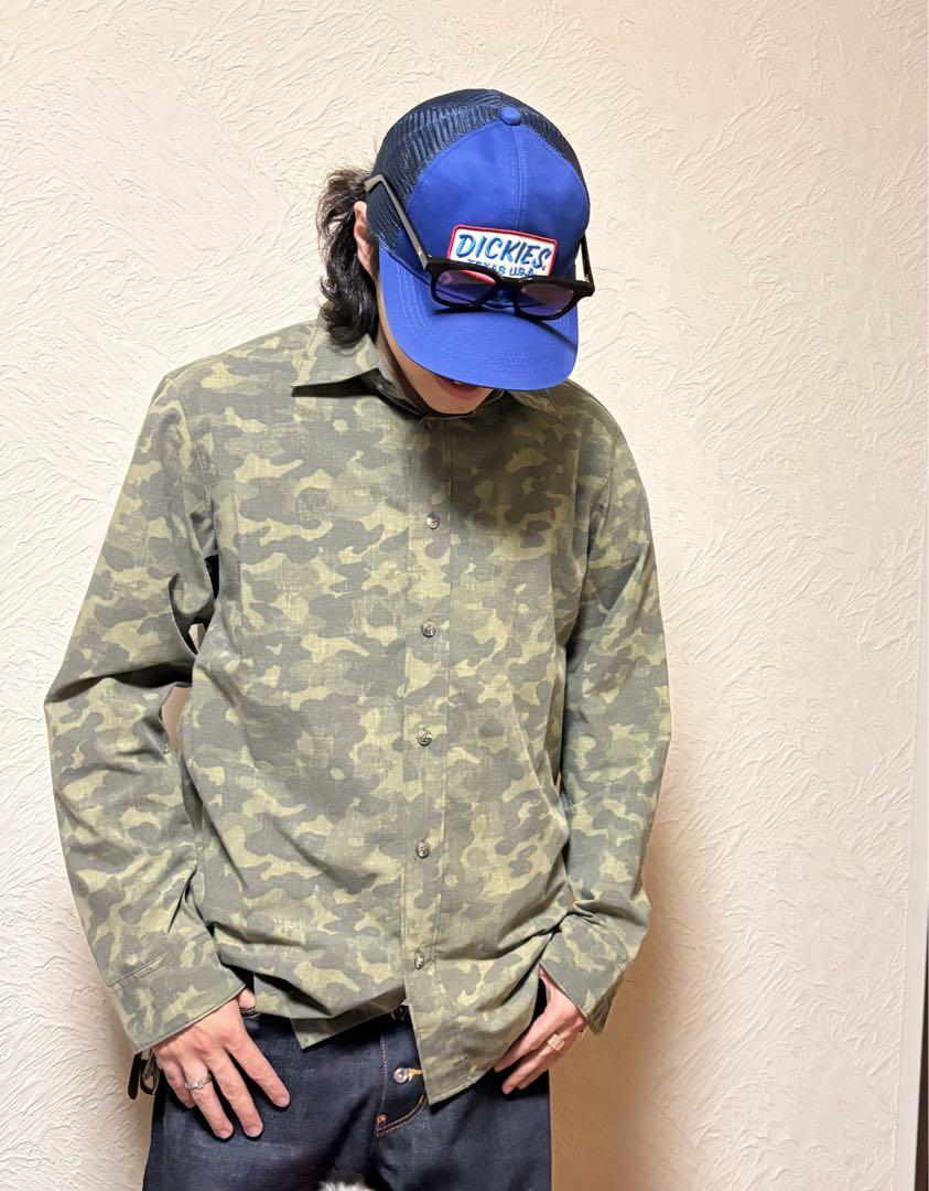 The North Face メンズ Mサイズ 未着用 カモフラ柄 長袖シャツ