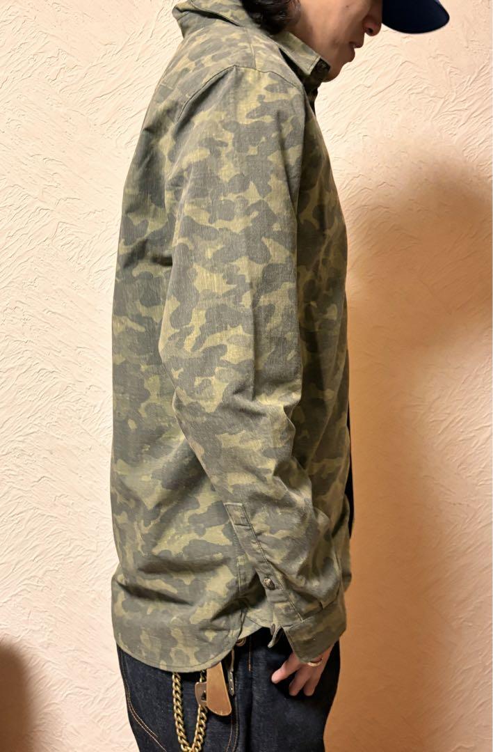 The North Face メンズ Mサイズ 未着用 カモフラ柄 長袖シャツ