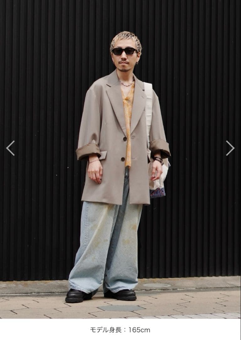 refomed FRESH MAN DENIM WIDE PANTS“USED“