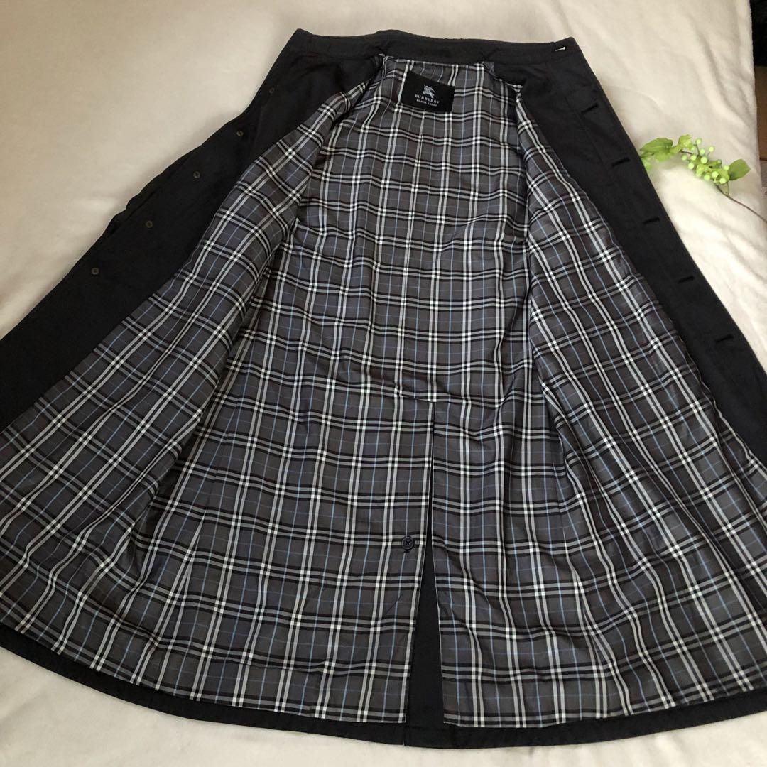 Burberry Black label ブラック　ステンカラーコート　メンズM