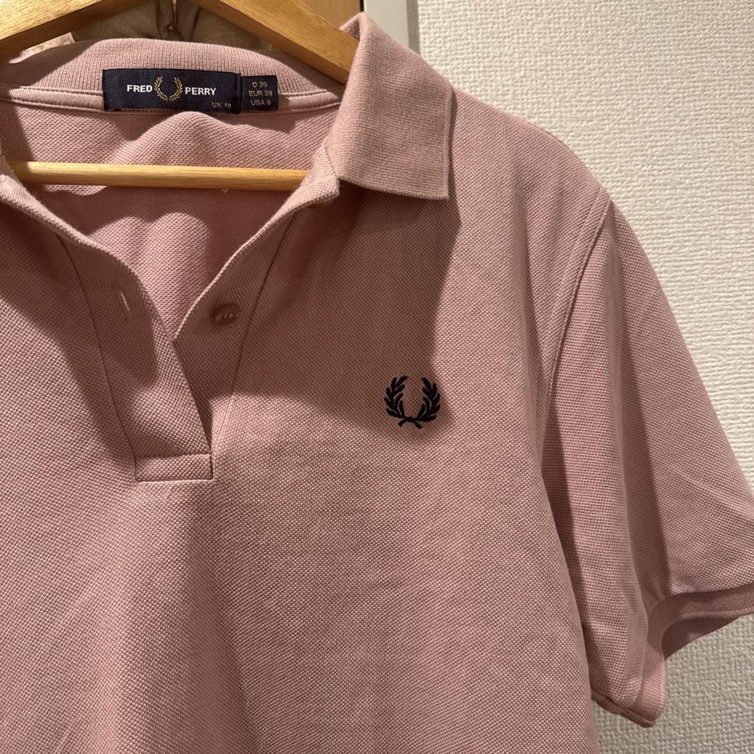 FRED PERRY ポロシャツ ピンク