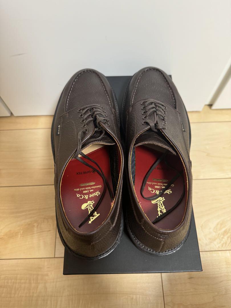 靴 REGAL U-Tip GTX _Dark Brown Embossed