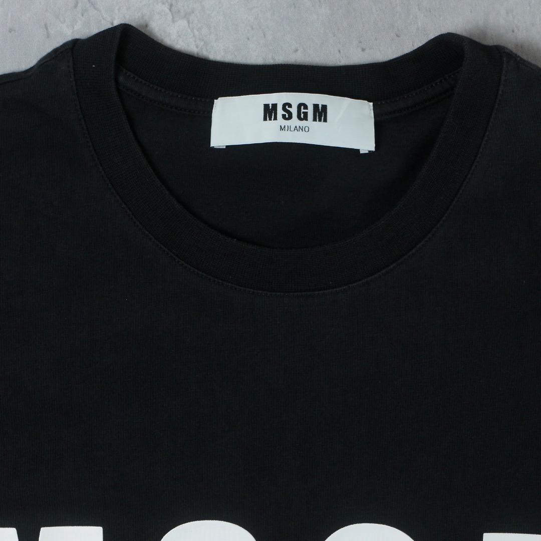 MSGM 黒 Sサイズ Tシャツ　イタリア製 2137324N0037_x1_a001.jpg