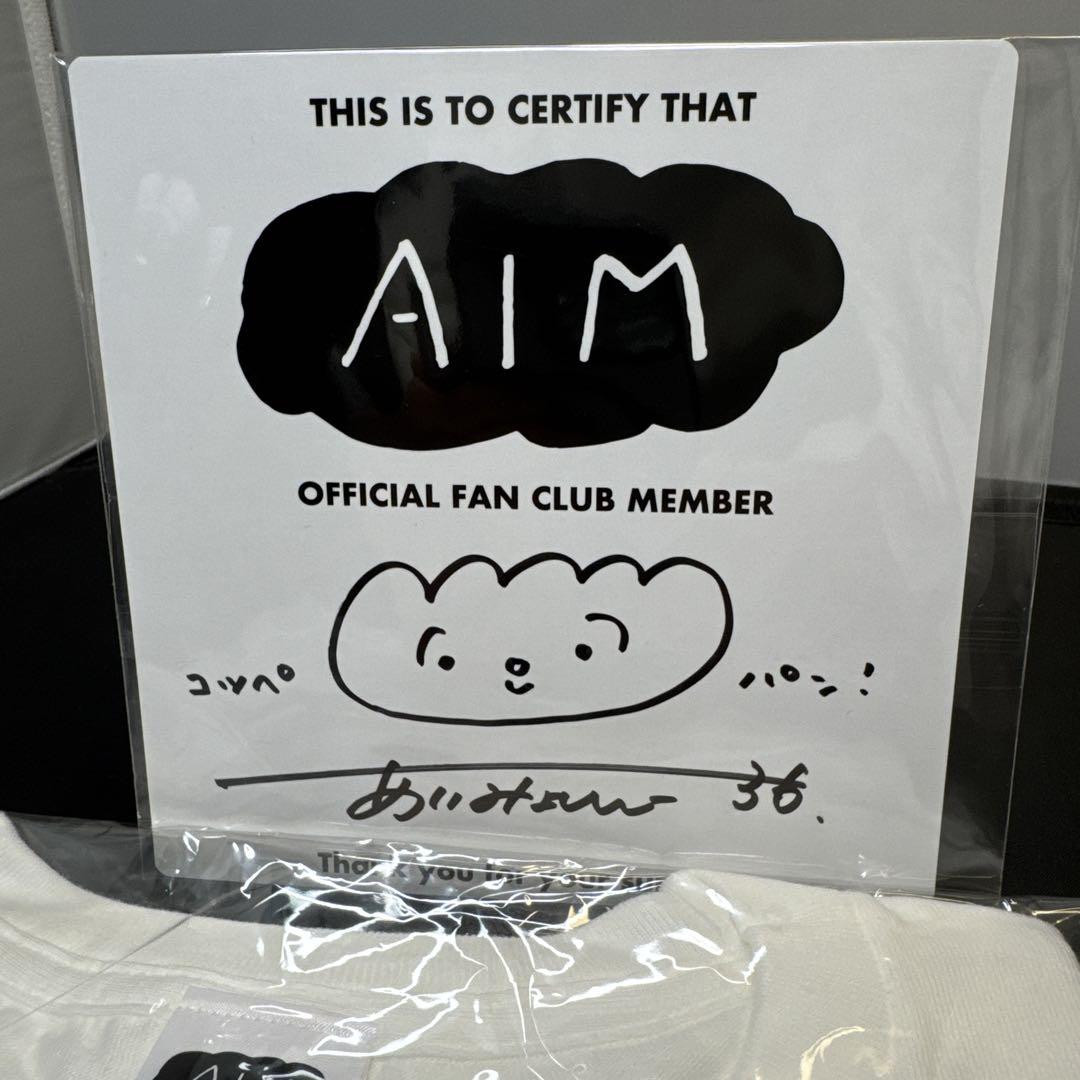 貴重 あいみょん 直筆サイン色紙&TシャツAIM限定 ファンクラブ グッズ