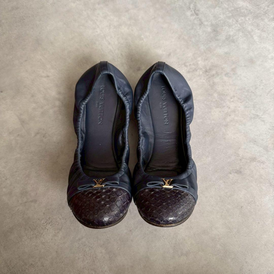 ⚠️正規品　ルイヴィトン　バレエシューズ　中古品　高級ブランド　箱付き ra4513-1.jpg