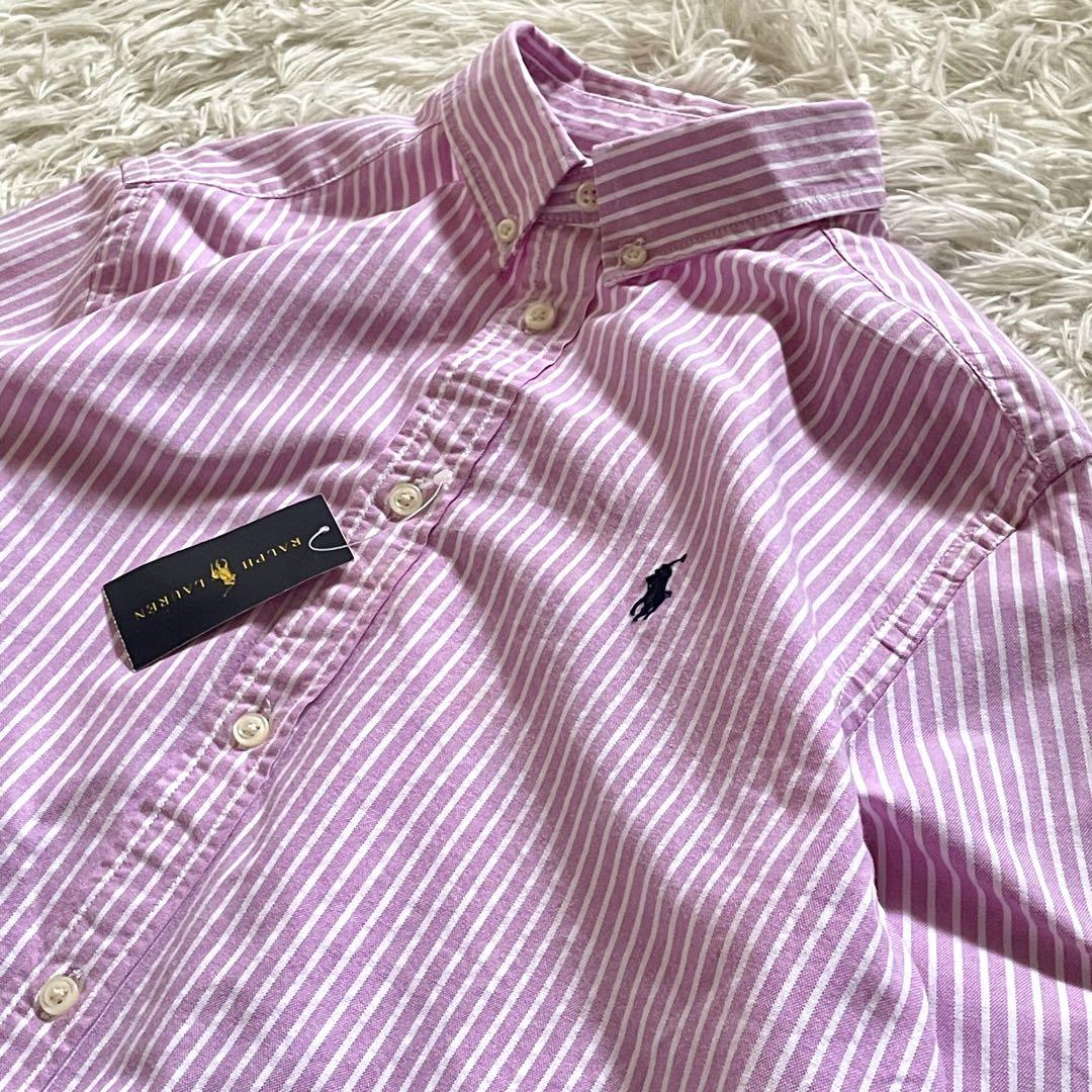 【未使用】POLO RALPH LAUREN オクスフォードシャツ ストライプ