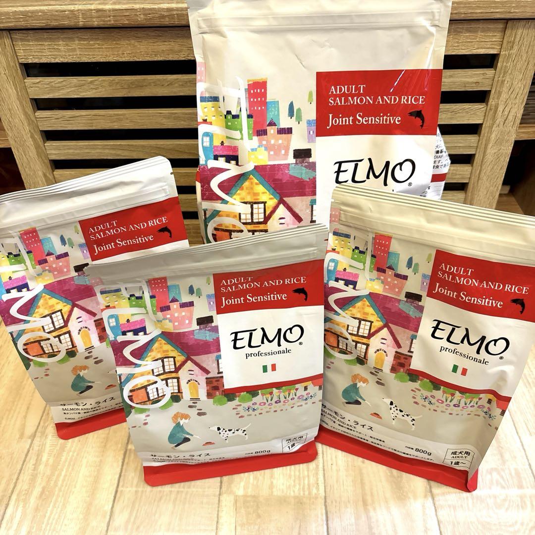 エルモ ELMO 成犬用 フード サーモン・ライス計5.4kg