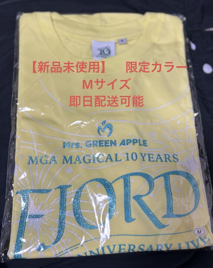 ミセス フィヨルド ロゴTシャツ イエロー　M