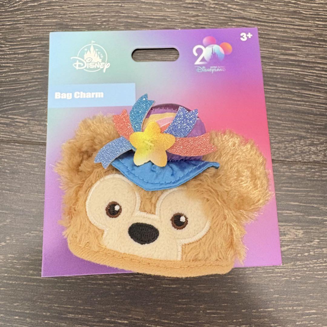 ダッフィー 香港ディズニー20周年 イヤーハットキーチェーン新品
