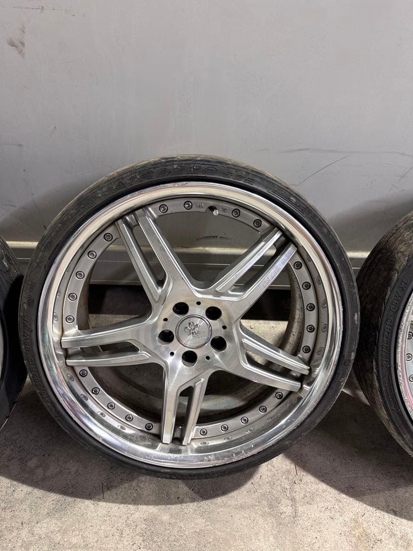 デュランダル19インチ ホイールやや傷や汚れあり