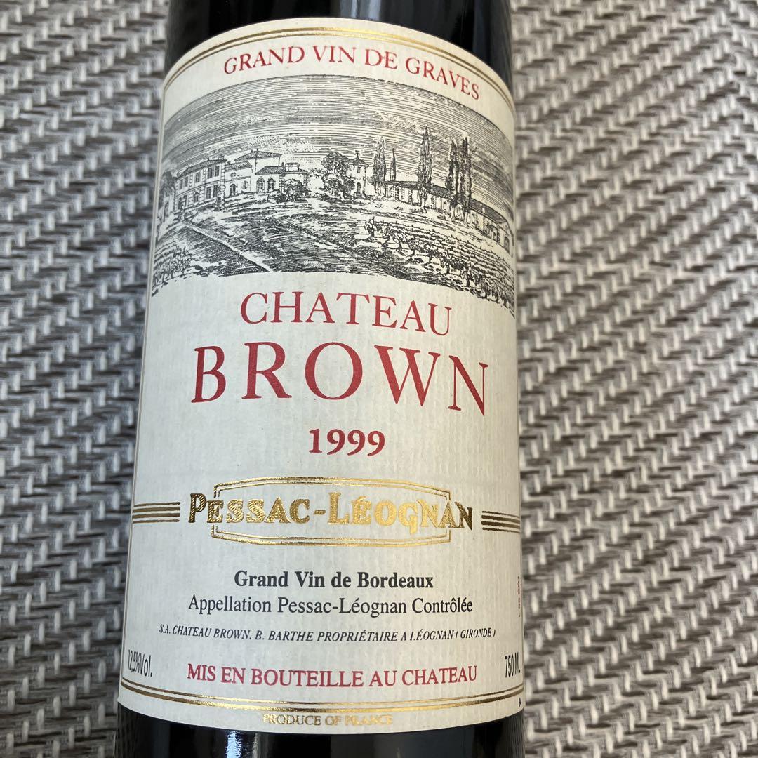 マサさん専用CHATEAU BROWN 1999 750ml