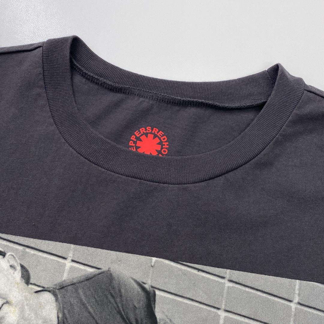 レッドホットチリペッパーズ 長袖 Tシャツ XLサイズ グレー 袖プリント