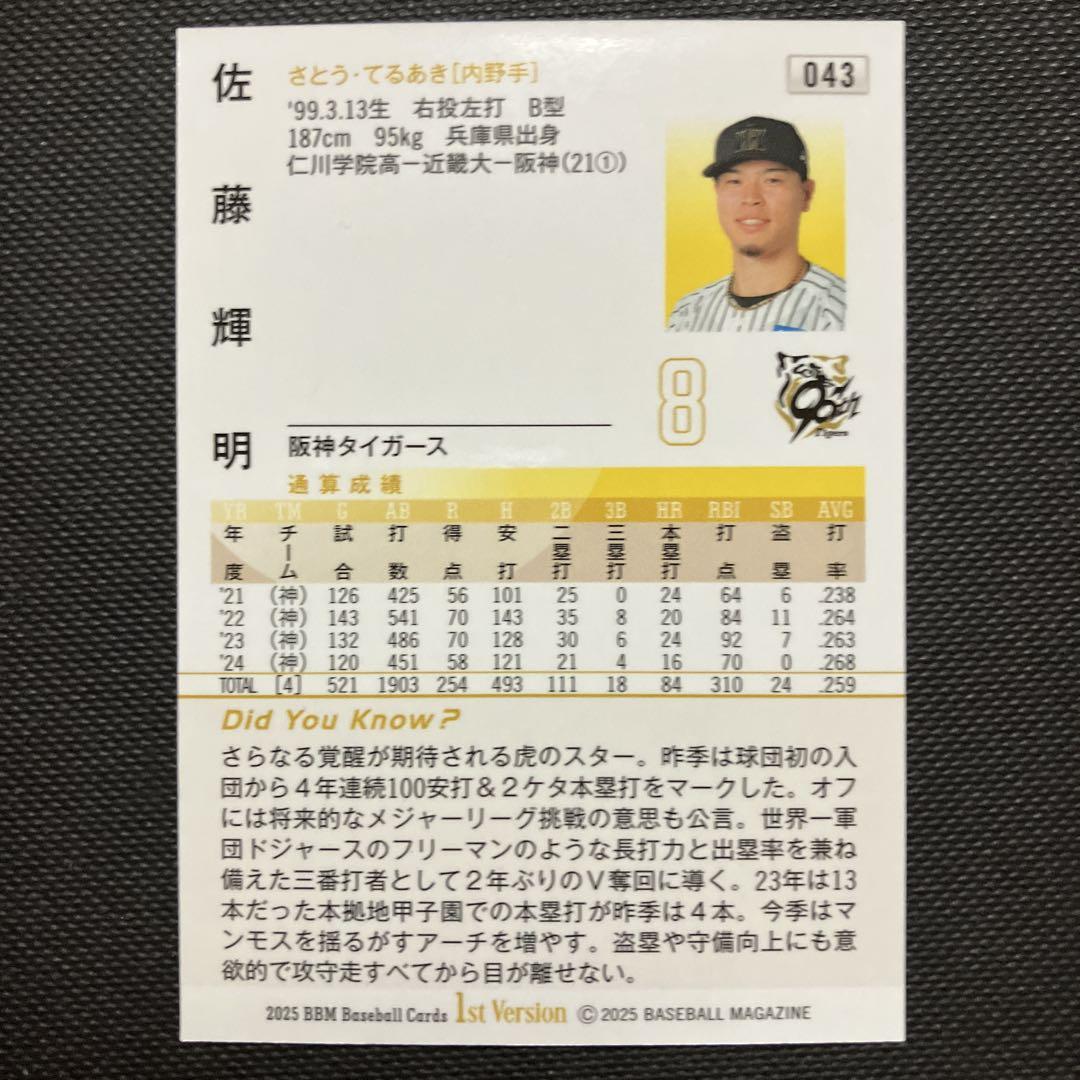 新品　阪神タイガース 佐藤輝明 春季キャンプ限定 ロゴベースボールシャツ2025 MIZUNO 阪神タイガース 佐藤輝明 2025年ユニフォーム 刺繍 SATO