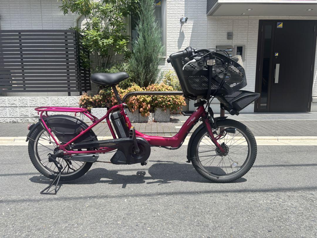 YAMAHA pas kiss 電動アシスト自転車 マゼンタ チャイルドシート付 21,900円