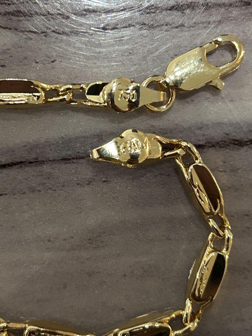 ン 大人気 新品 ノ ブレス ネックレス 遺品整理 750 メルカリ - 刻印あり ITALY アクセサリー