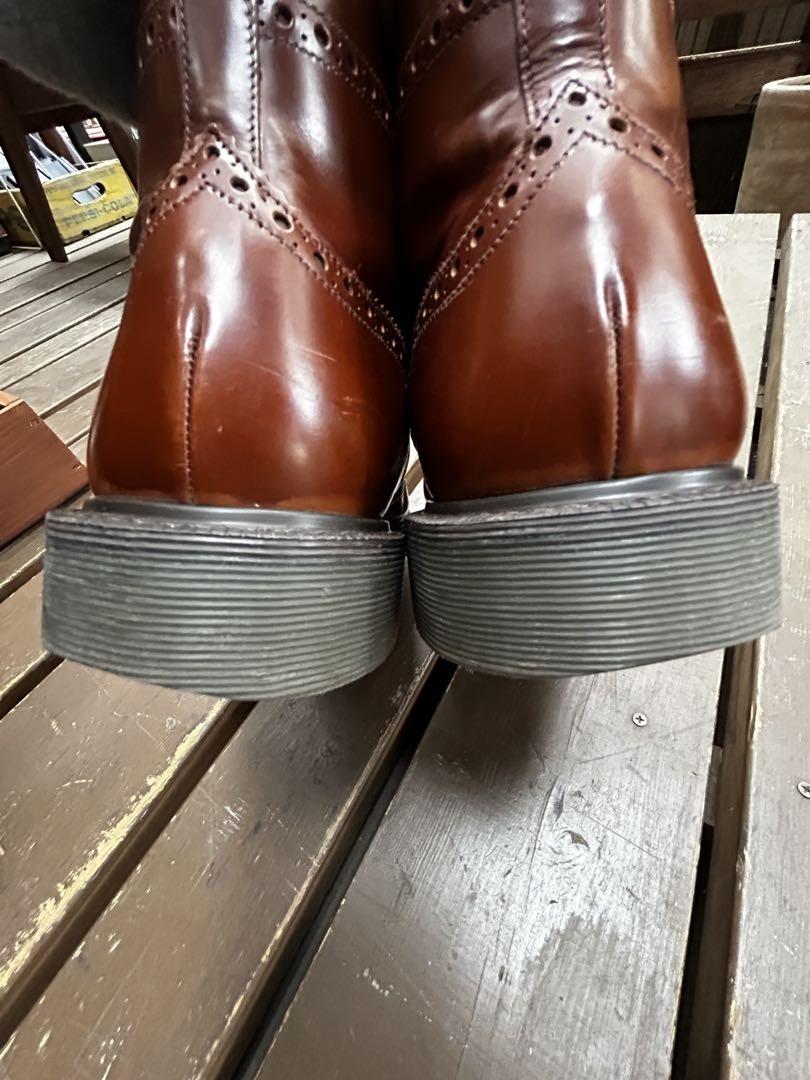 英国製 LOAKE ローク ウイングチップブーツ