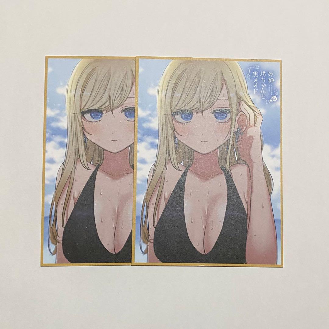 『2年保証』 死神坊ちゃんと黒メイド アリス 色紙 2枚セット - メルカリ ピアス