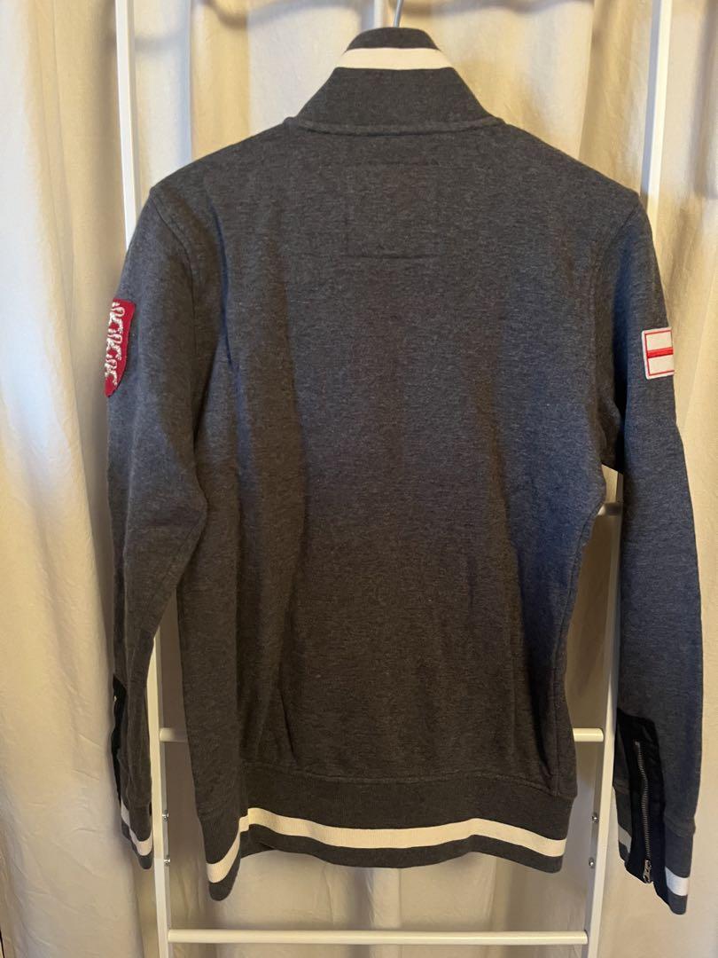 BARACUTA ロゴワッペンフルジップジャケット