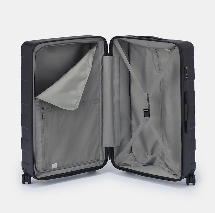 値下げ 88L 7.8泊 ブラック v7AiU-m51887511760 無印 ハードキャリーケース 大得価お得