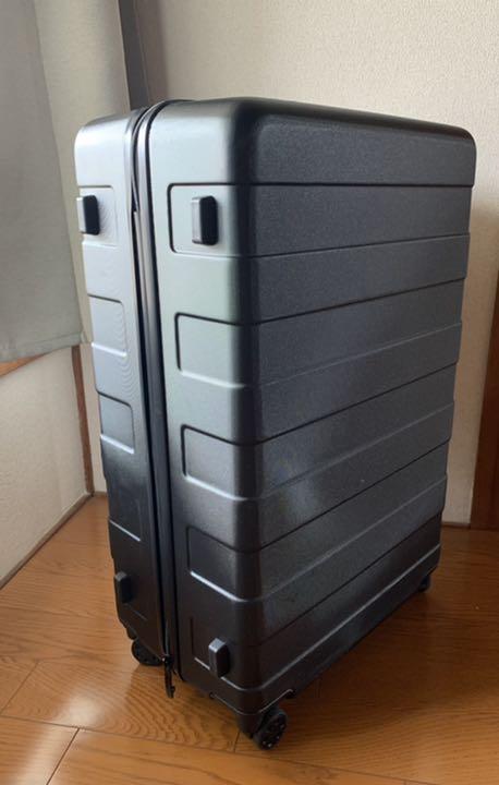 値下げ 88L 7.8泊 ブラック v7AiU-m51887511760 無印 ハードキャリーケース 大得価お得