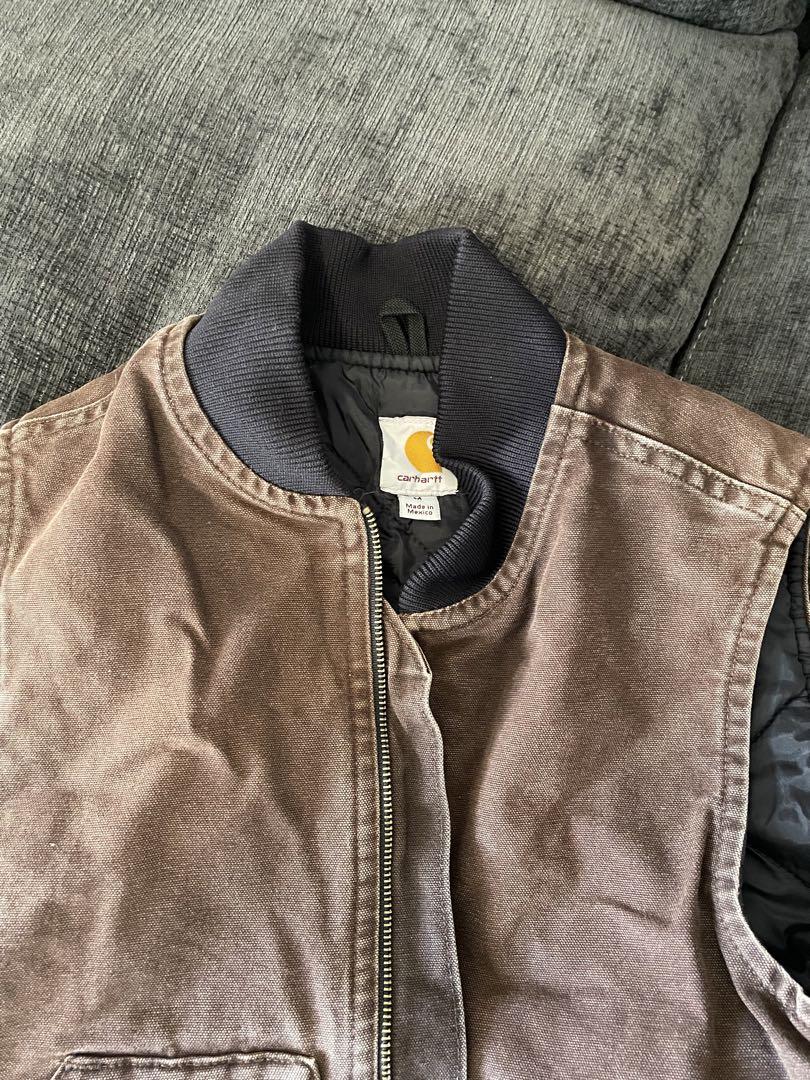 Carhartt ダークブラウン ダックベスト サイズM
