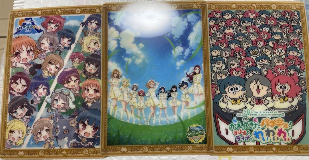 Aqours finale フィナーレ クリアカード ホロ箔サイン入り 4th Aqours finale フィナーレ クリアカード 5枚セット - メルカリ