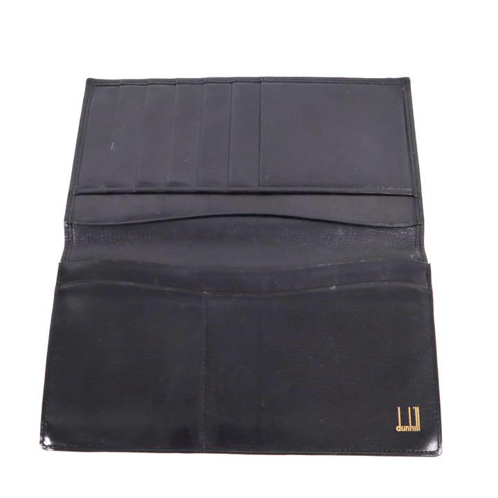 dunhill ダンヒル 長財布 札入れ W.GERMANY 11 黒 レザー