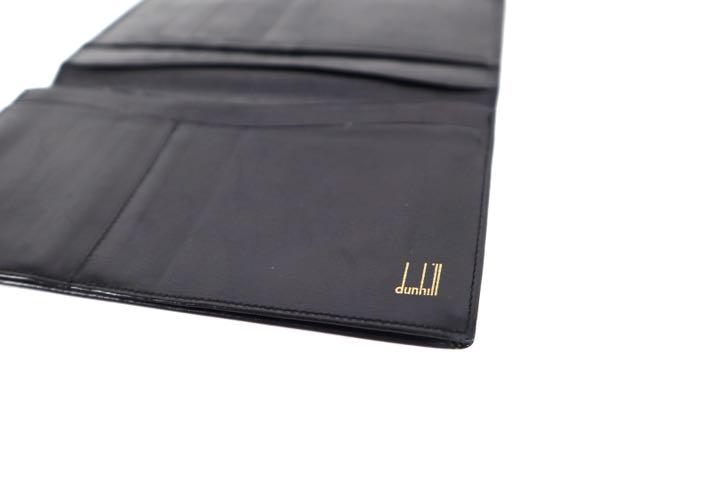 dunhill ダンヒル 長財布 札入れ W.GERMANY 11 黒 レザー