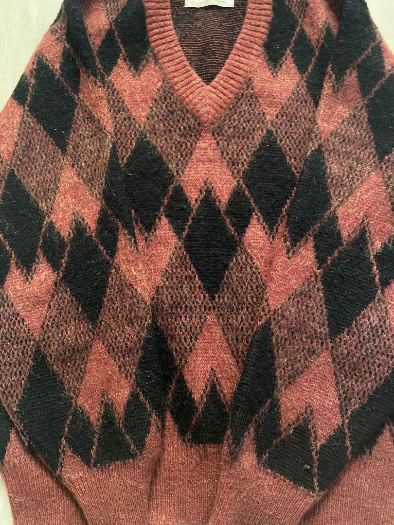 Mohair knit ARGYLE Our legacy風