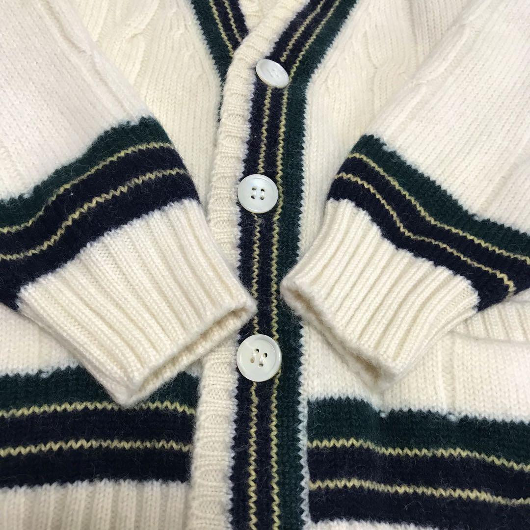 80s 90s McGREGOR ウール チルデンニット カーディガン最低 価格