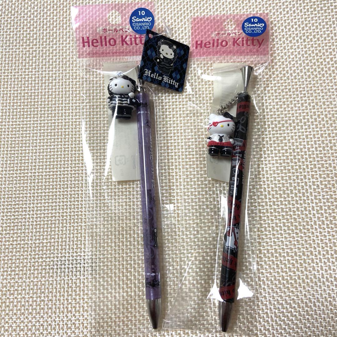 ハローキティ 嶽本野ばらコラボ ゴスロリ パンクキティボールペン