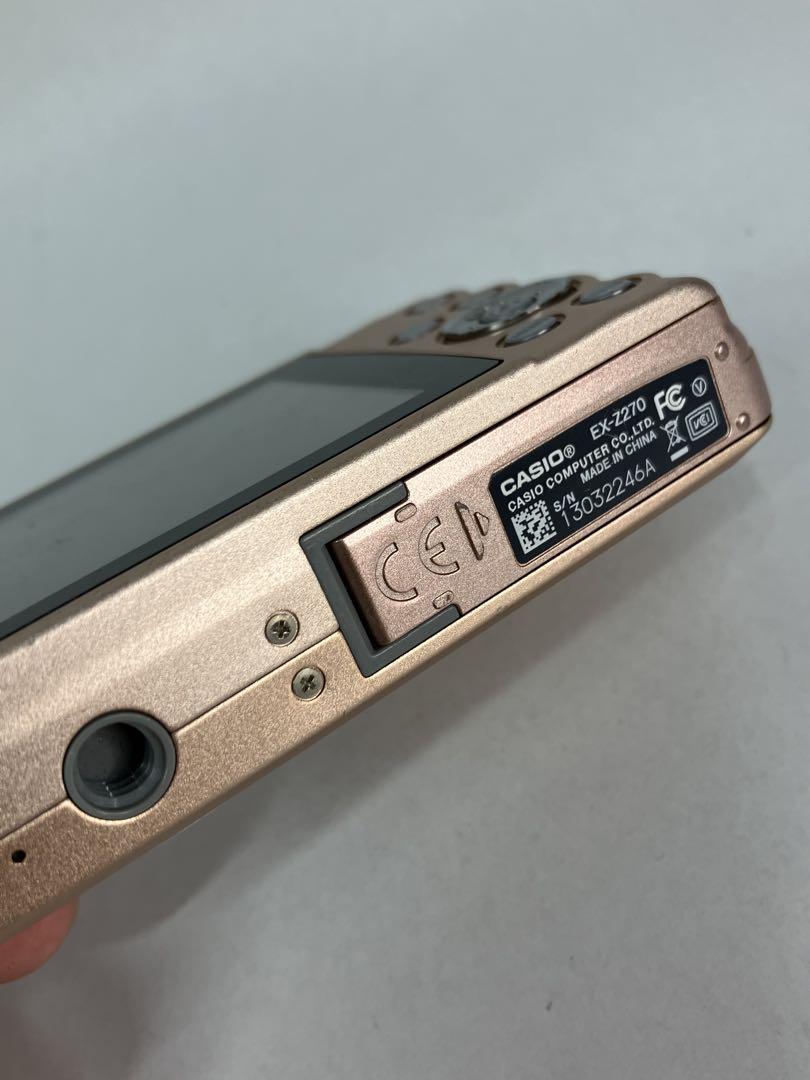 訳あり コンパクト デジタルカメラ CASIO EXILIM EX-Z270 PK