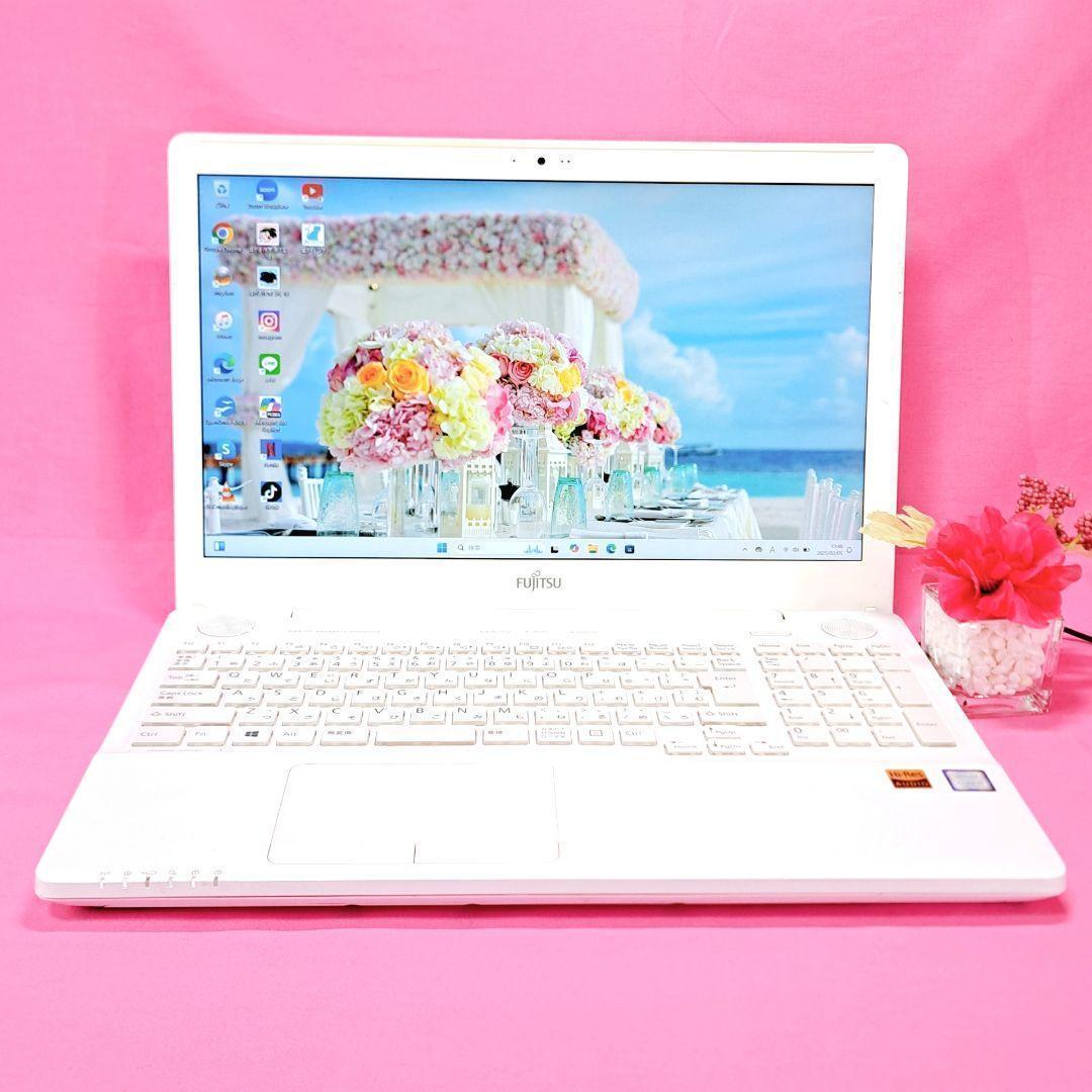 208【訳アリ】お買得　第7世代i7/SSD　富士通ノートパソコン　Win11