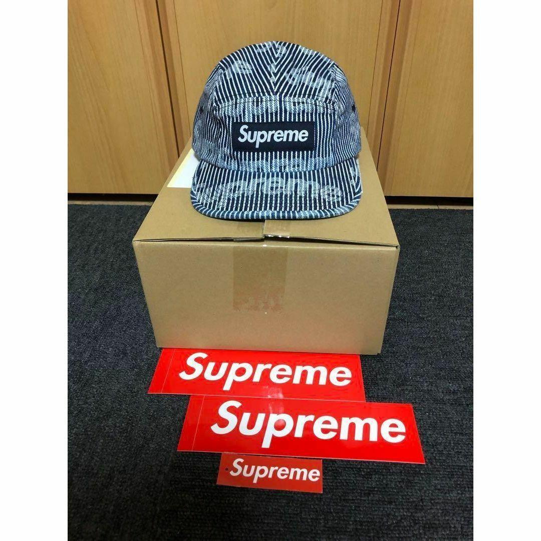 ★新品】Supreme Denim Camp Cap ロゴデニムキャンプキャップ